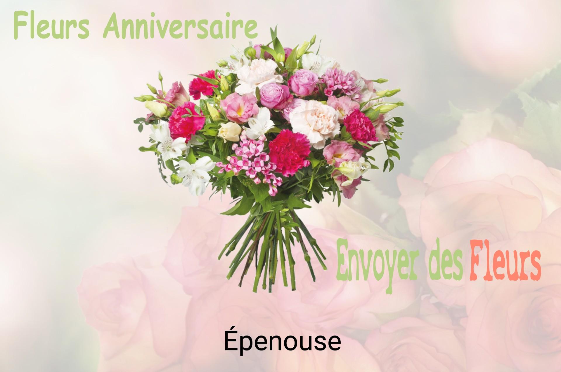 Bouquet de fleurs d’anniversaire livré à Épenouse