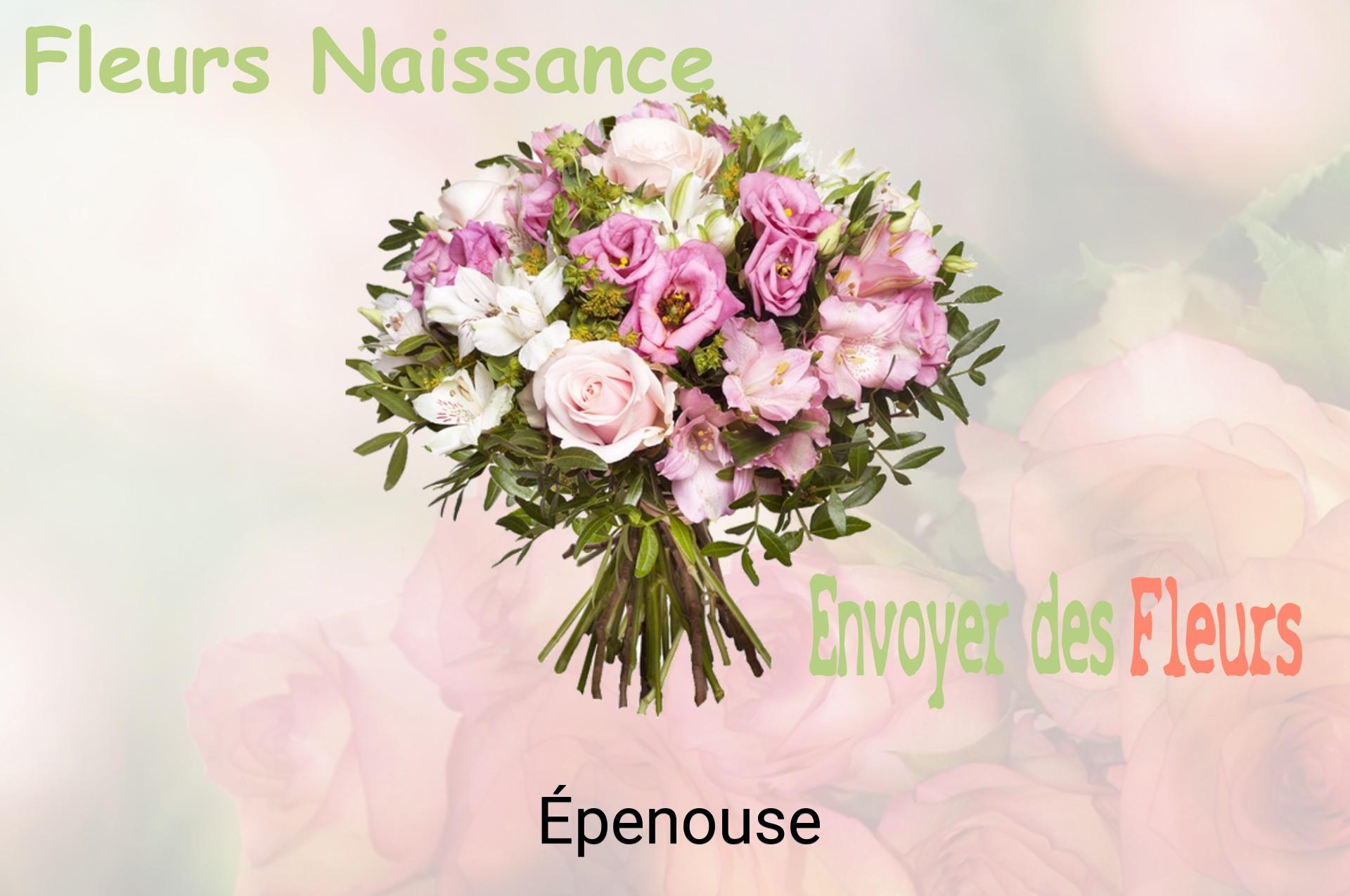 Bouquet de fleurs de naissance livré à Épenouse